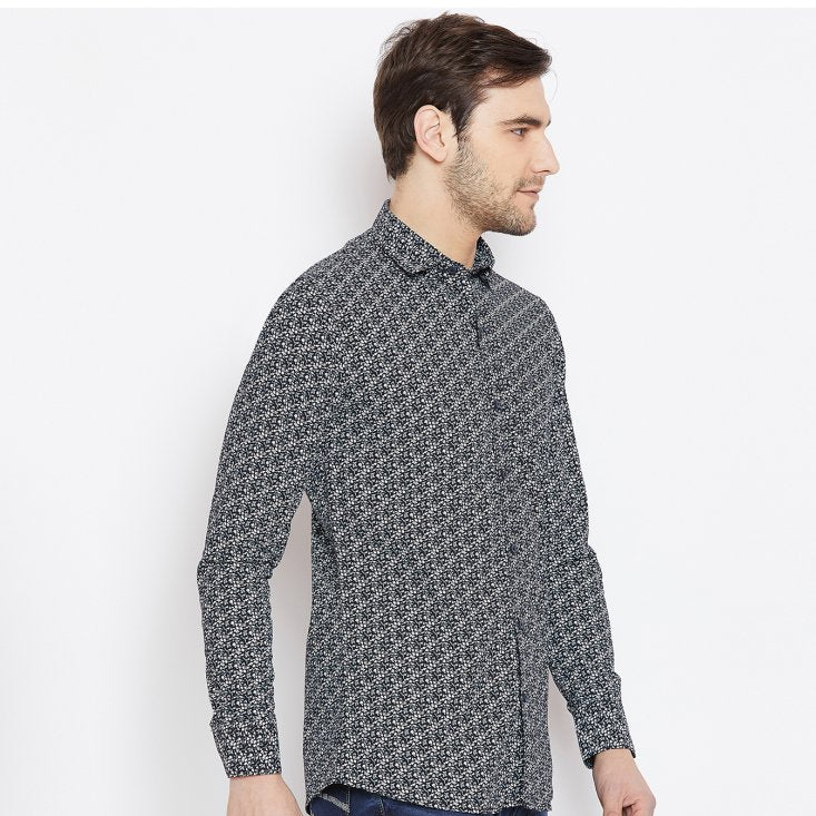 Duke Urban Men Stardust Cotton Full Sleeve Shirt (SD88BPR)