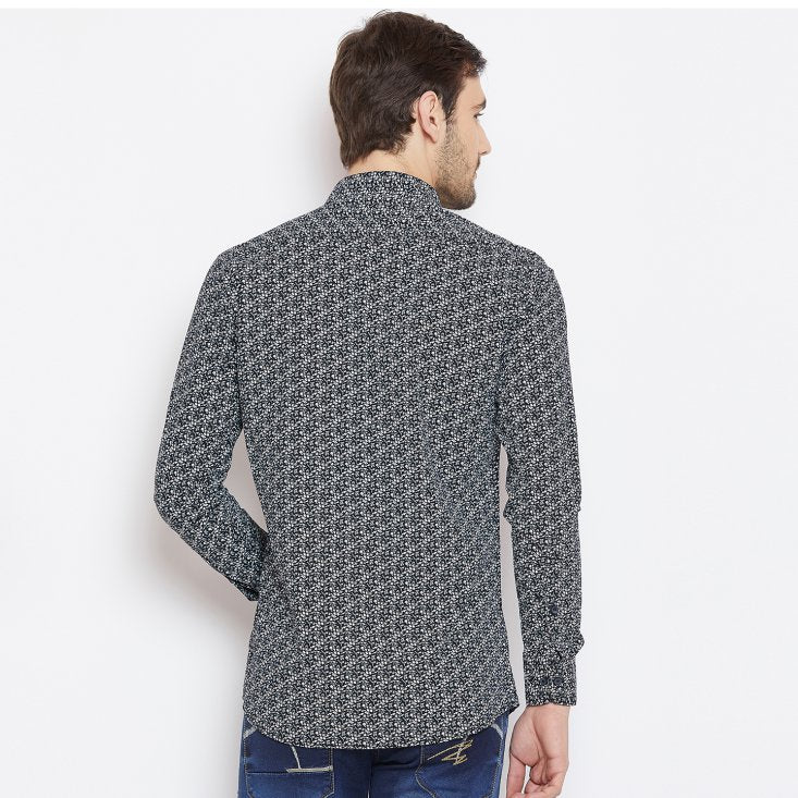 Duke Urban Men Stardust Cotton Full Sleeve Shirt (SD88BPR)