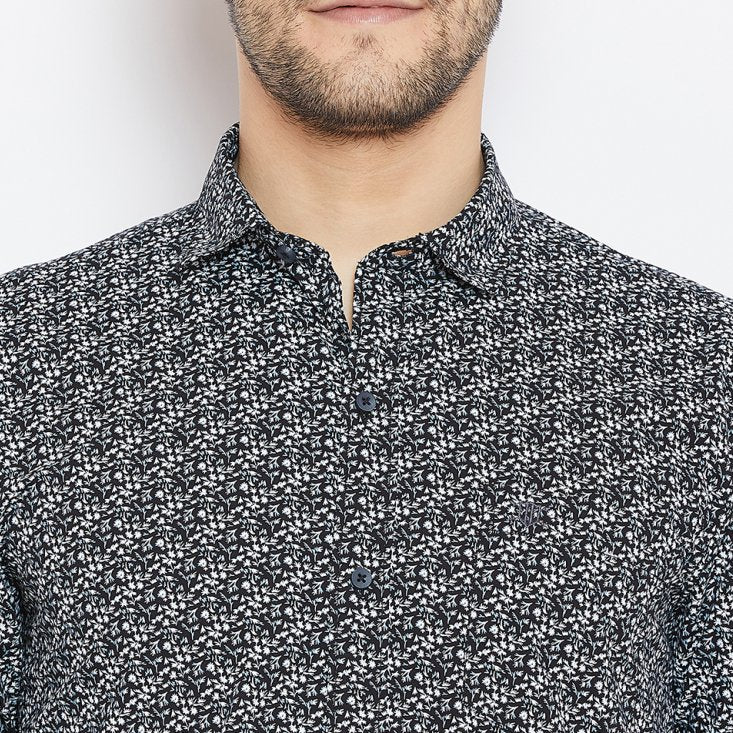 Duke Urban Men Stardust Cotton Full Sleeve Shirt (SD88BPR)