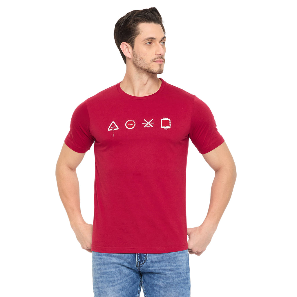 Duke Urban Men Half Sleeve Cotton Pack of 3 T-shirts  (ONSDVP42)