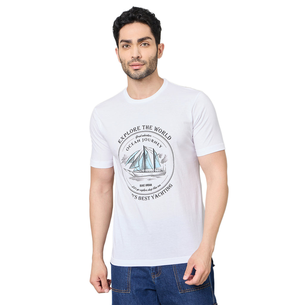 Duke Urban Men Half Sleeve Cotton T-shirt (Pack of 3) (SDVP40)