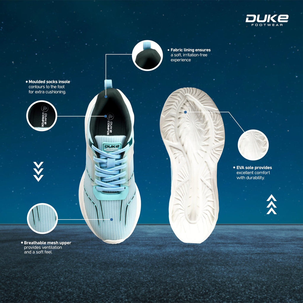 Duke Mens Speed Run Sports Shoes (FWOL2128)