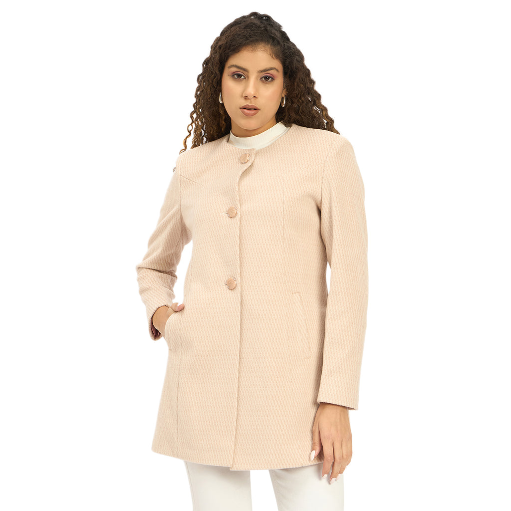 Duke Urban Women Full Sleeve Long Coat (SDZ4171C)