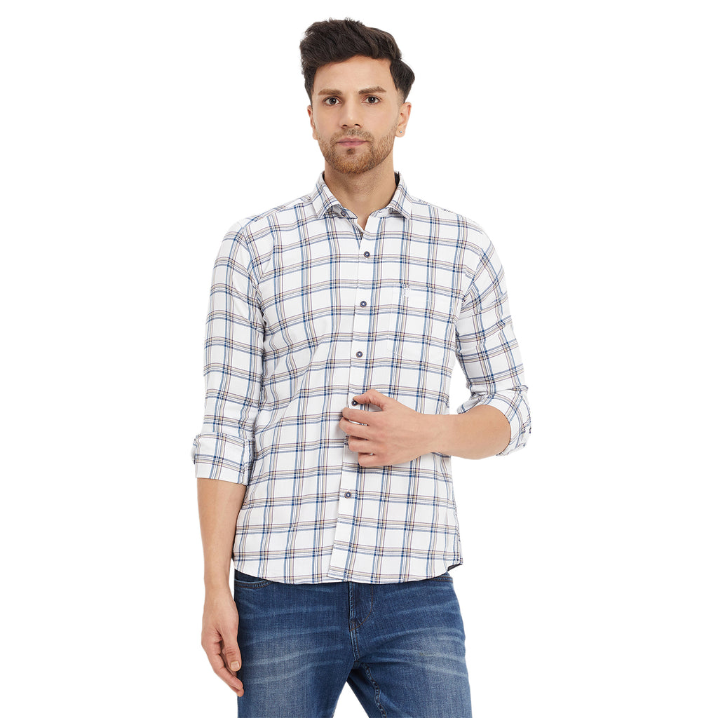 Duke Urban Men Full Sleeve Cotton Shirt (SDO8CKTU)