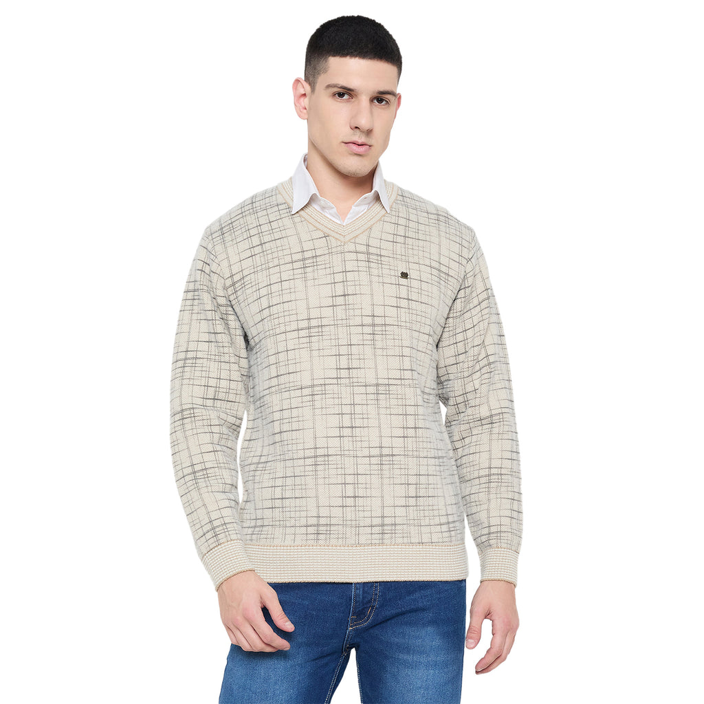 Duke Urban Men Full Sleeve V Neck Sweater (SDS2233)
