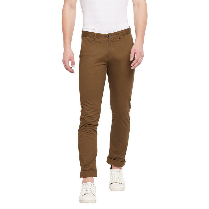 Duke Urban Men Solid Cotton Trousers (SDT4137)