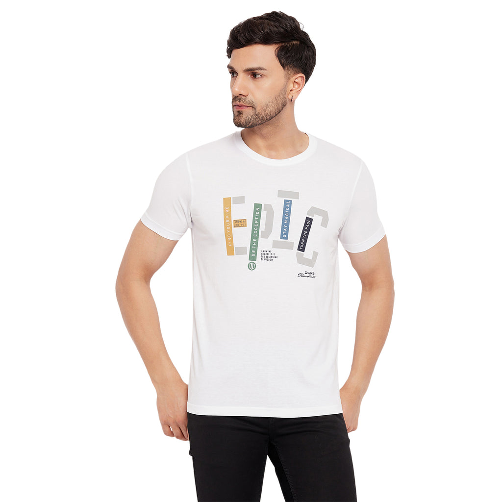 Duke Urban Men Half Sleeve Cotton T-shirt (LF5760)