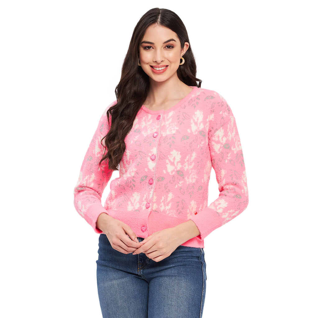Duke Urban Women Full Sleeve Self Design Sweater (LQS9810)