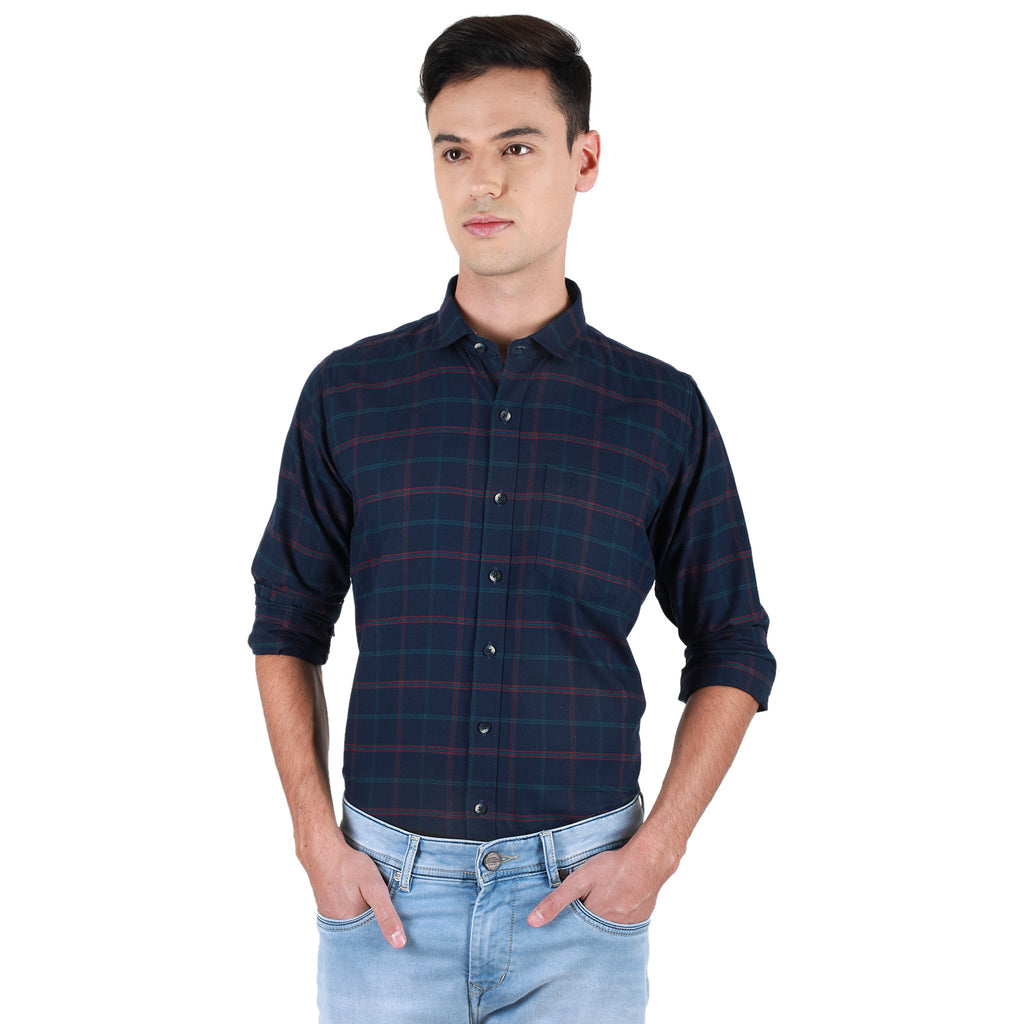 Duke Urban Men Full Sleeve Cotton Shirt (SDO8CKOC)