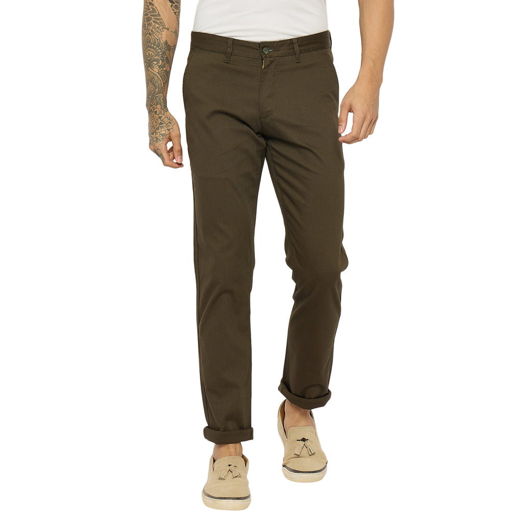 Duke Urban Men Expendable Waist Slim Fit Trousers (SDT4569)