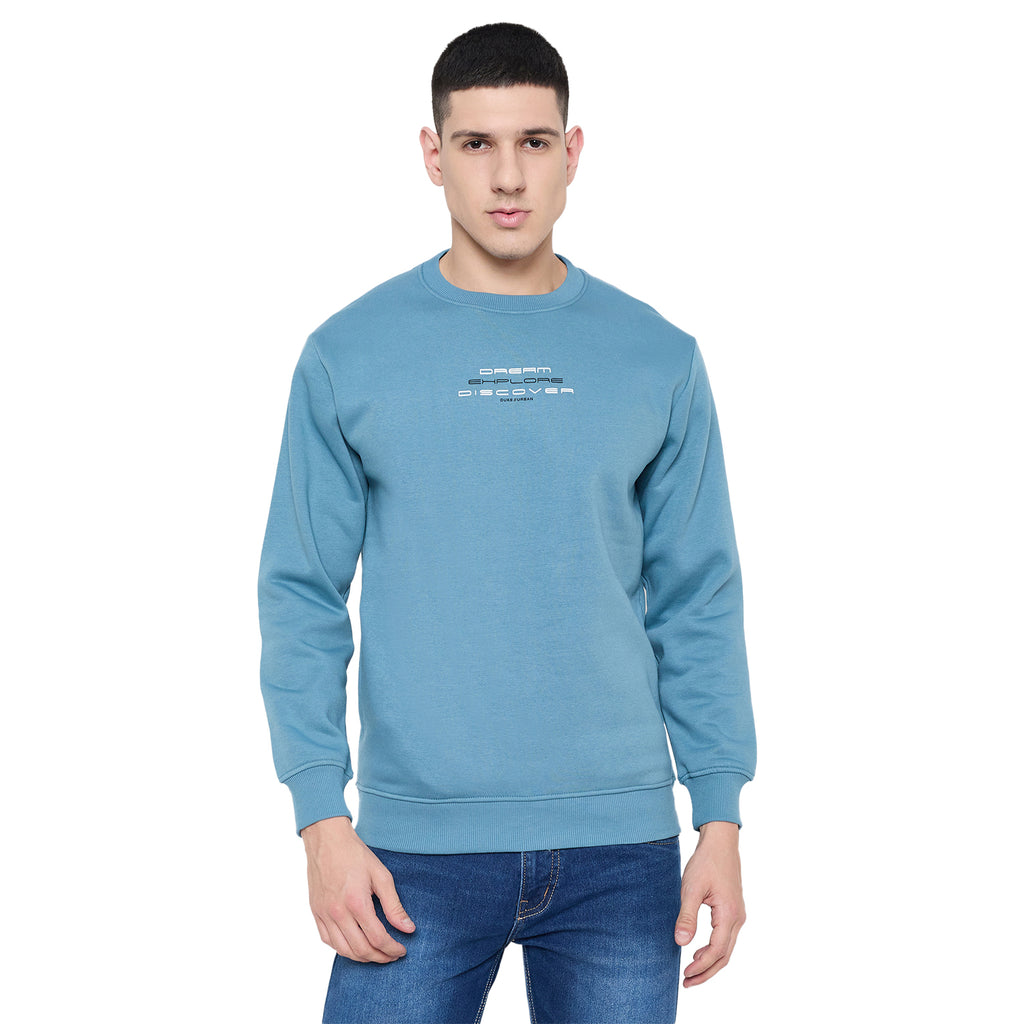 Duke Urban Men Solid Sweatshirt (LF6451)