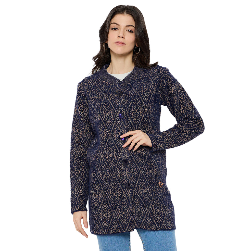 Duke Urban Women Full Sleeve Long Sweater (SDS1217)