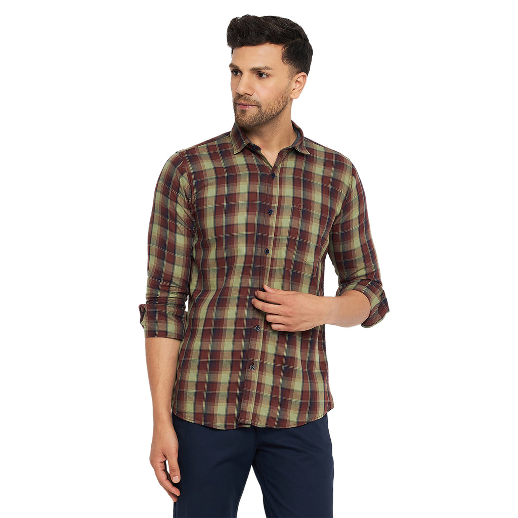 Duke Urban Men Full Sleeve Cotton Shirts (SDO8CK)