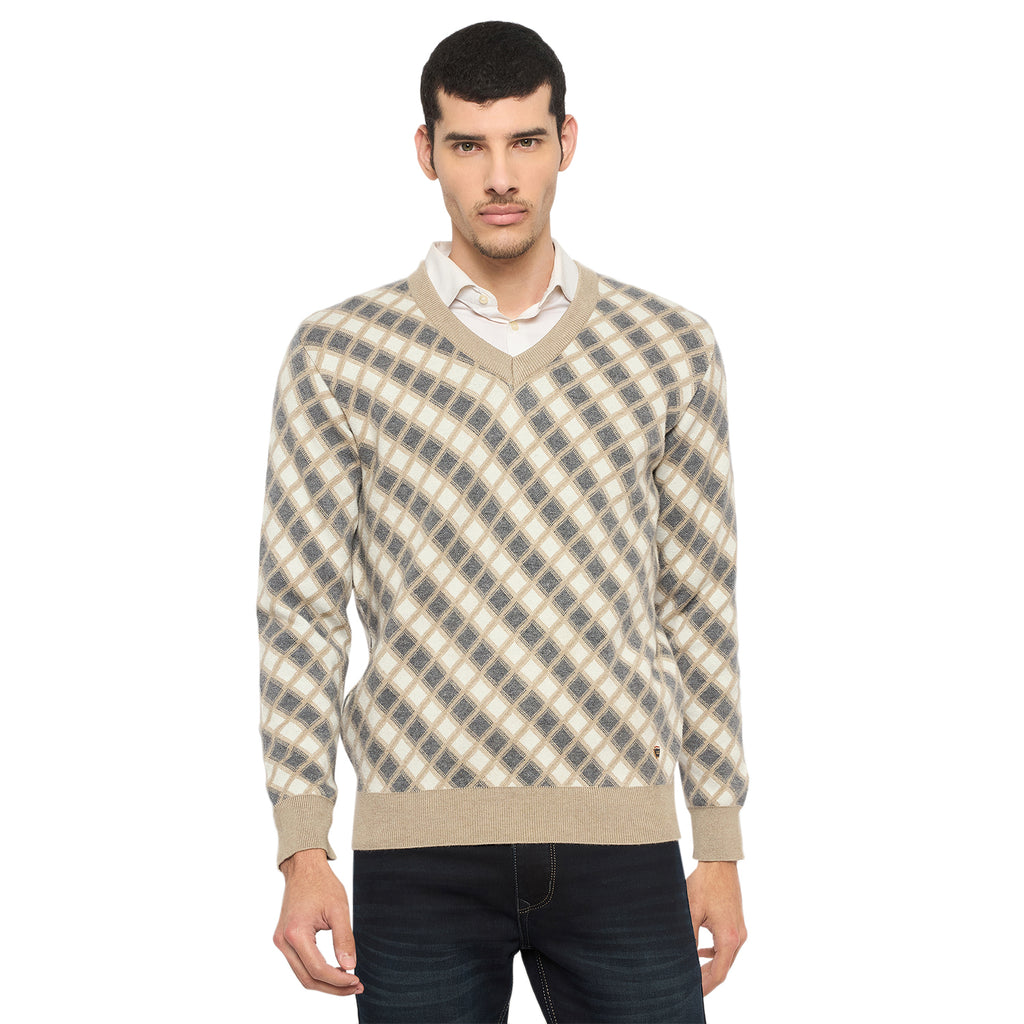 Duke Urban Men Full Sleeve V Neck Sweater (SDS2269)
