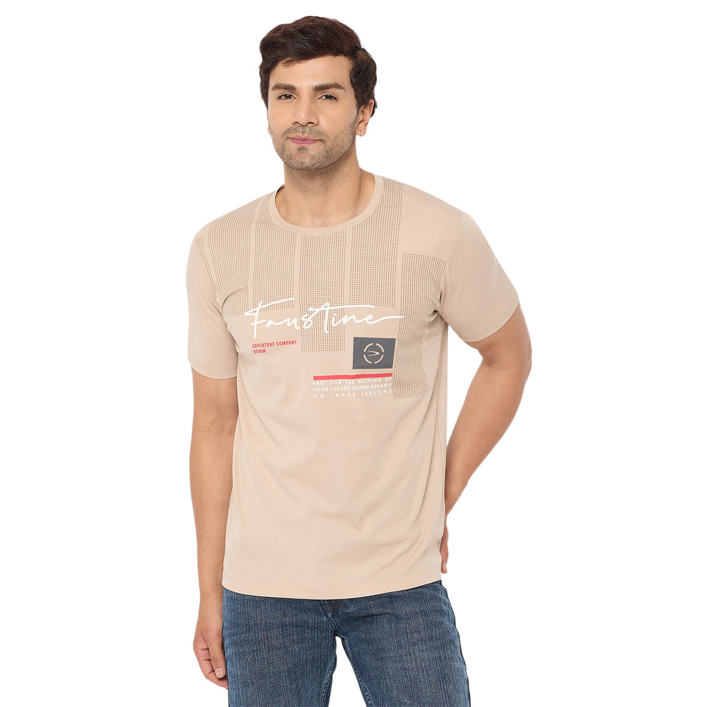Duke Urban Men Half Sleeve Cotton Tshirt (LF7342)