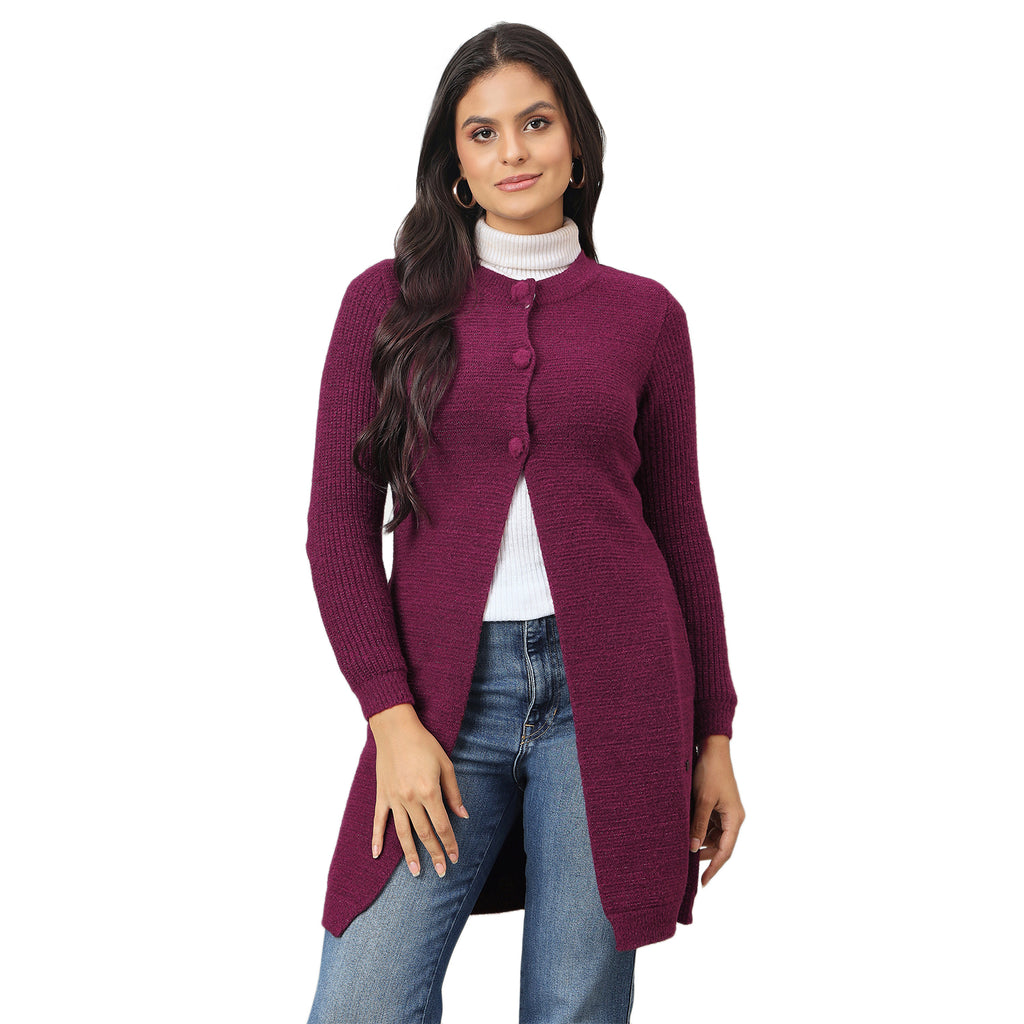 Duke Urban Women Long Coat Regular Sweater (SDS1307)
