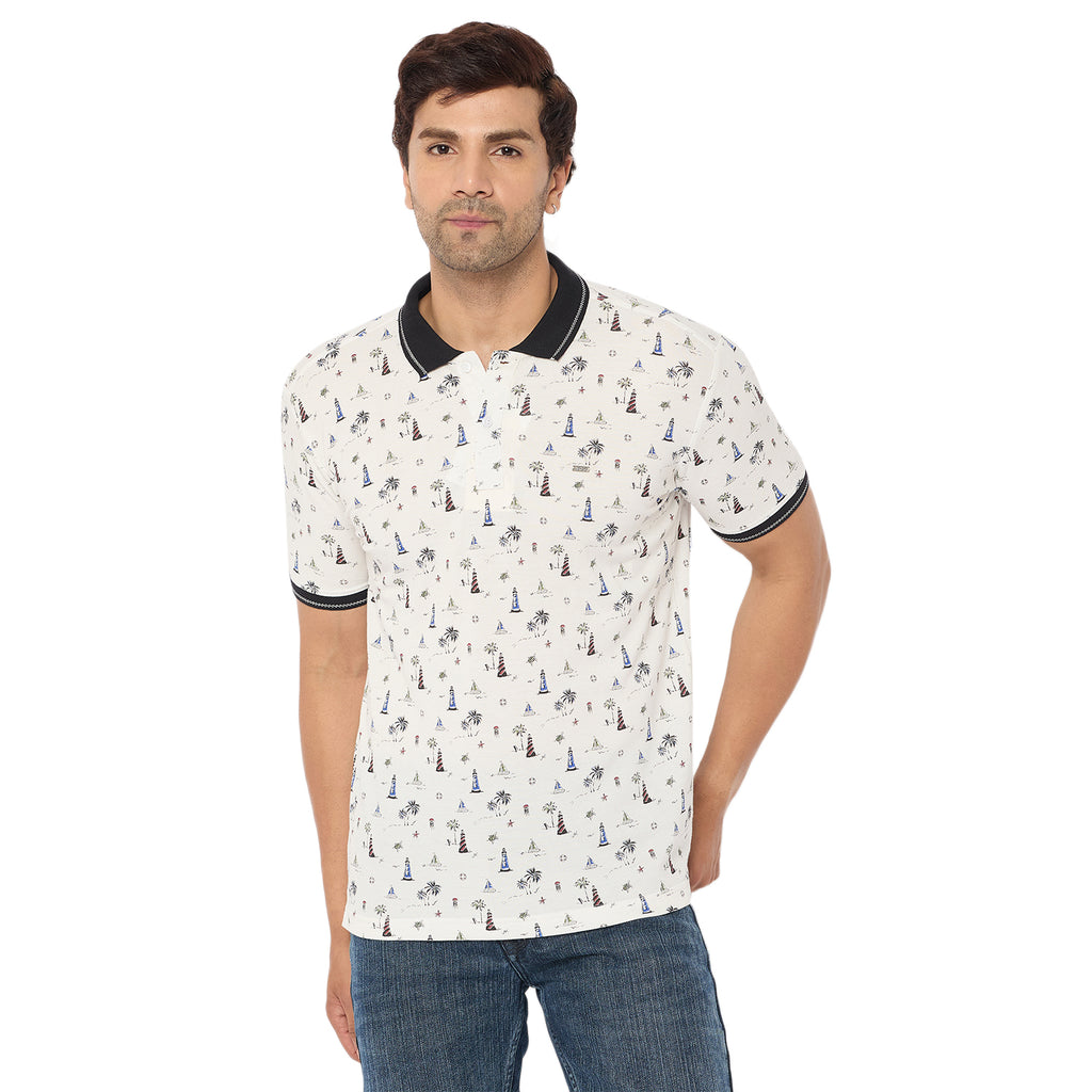 Duke Urban Men Half Sleeve Cotton Tshirt (LF7168)