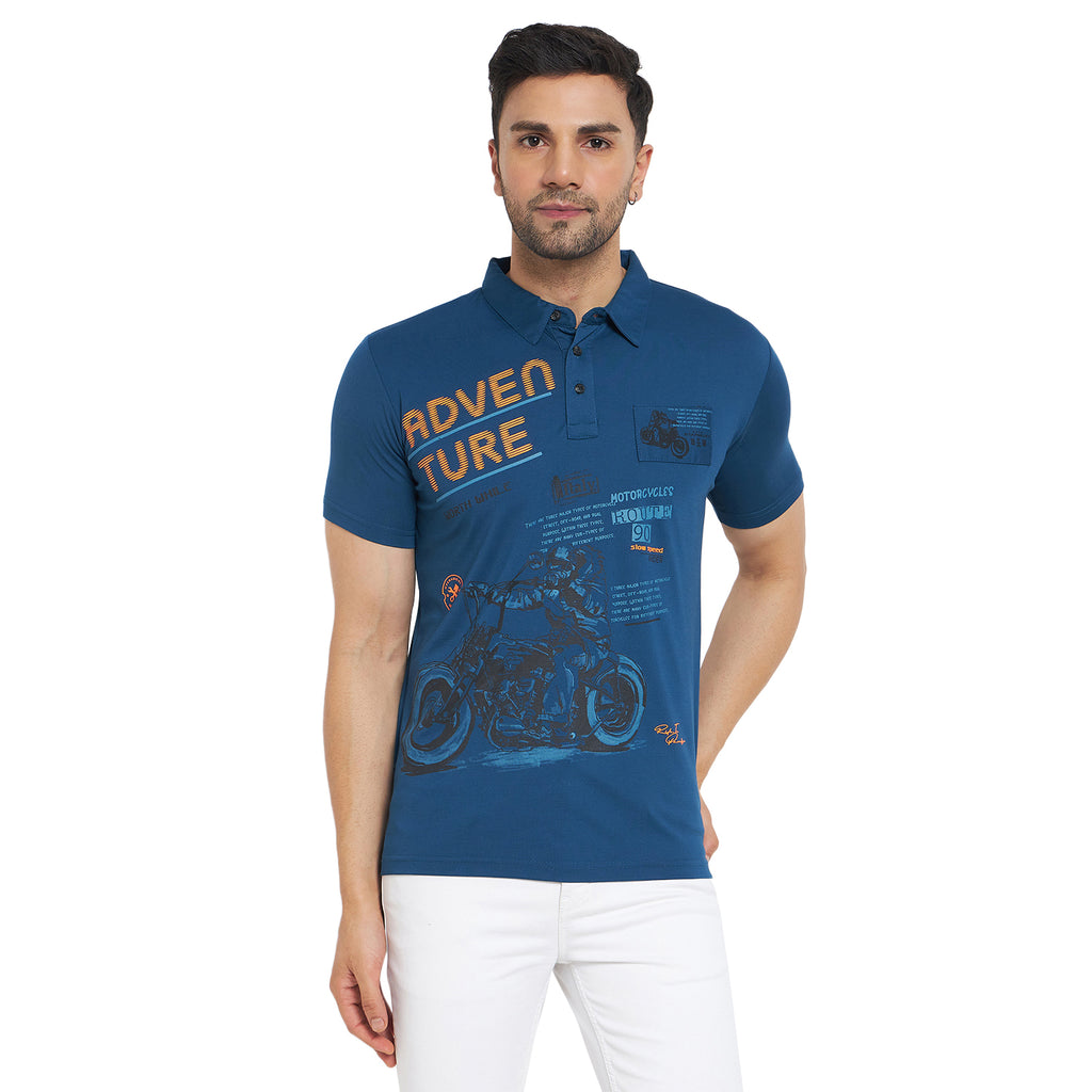 Duke Urban Men Half Sleeve Cotton T-shirt (LF7088)