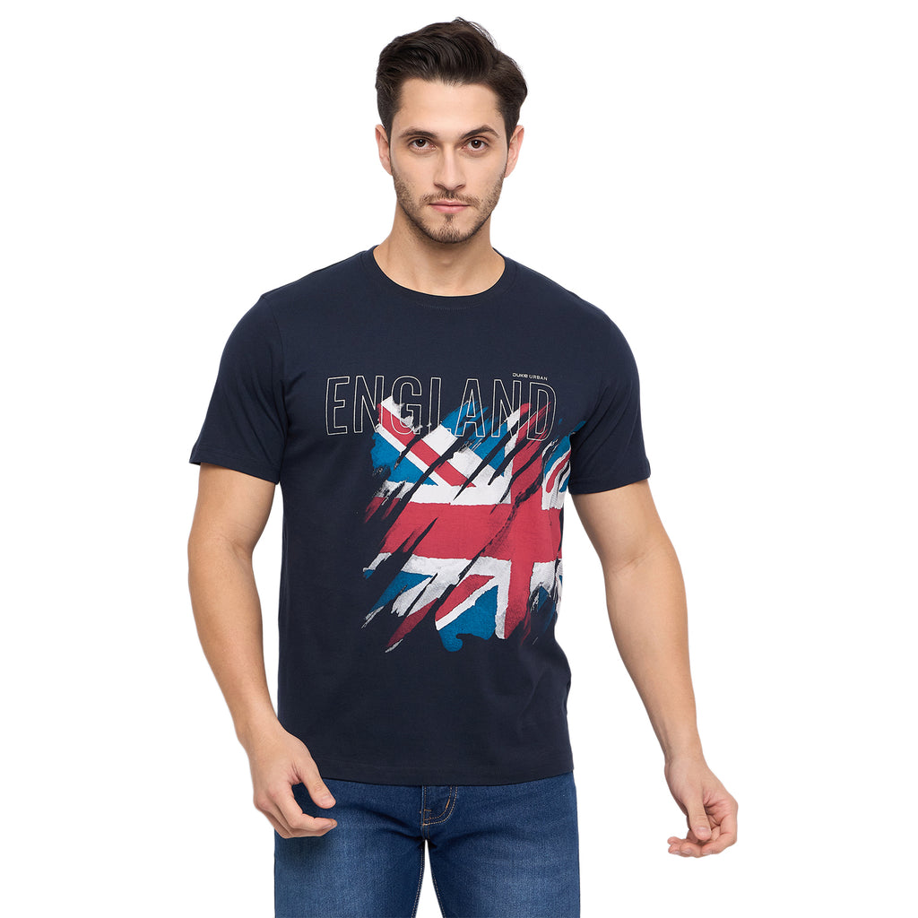 Duke Urban Men Half Sleeve Cotton T-shirt (LF7223)