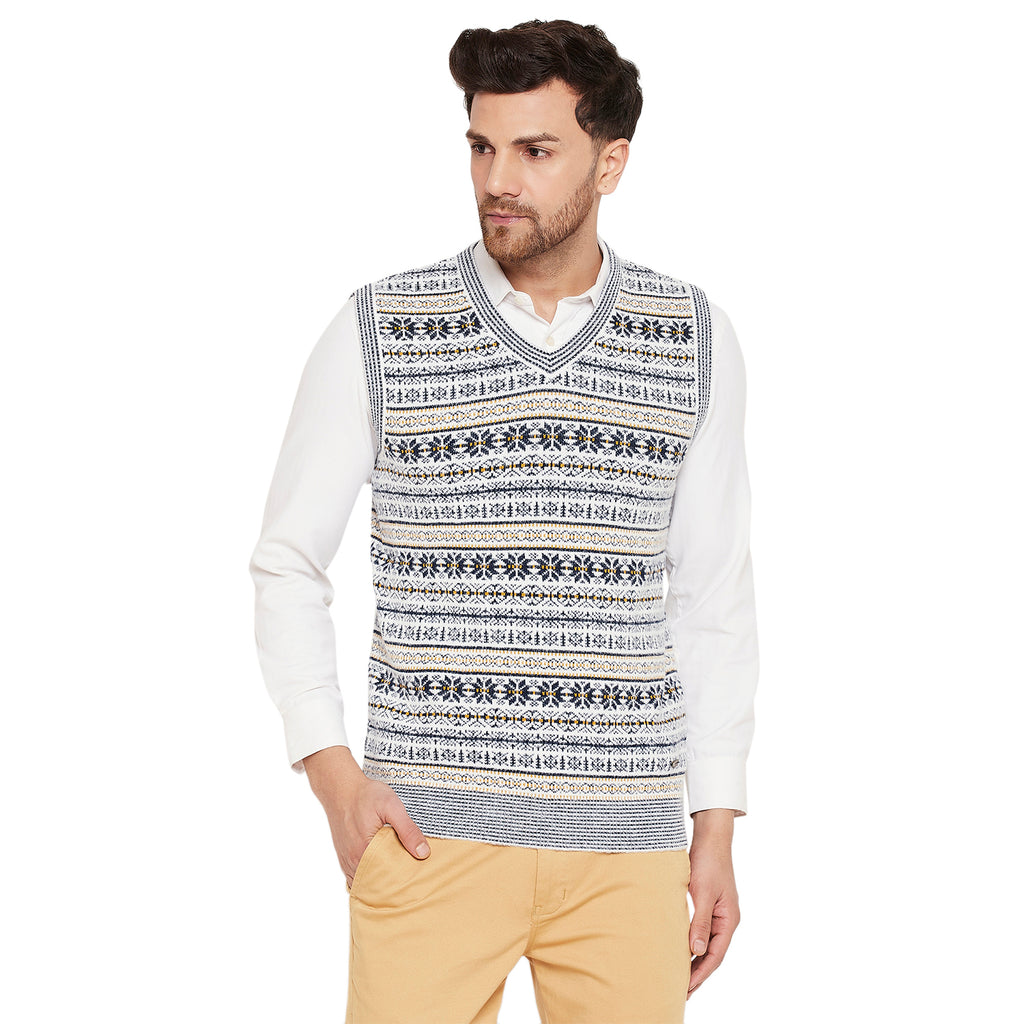 Duke Urban Men Sleeveless V Neck Sweater (SDS2161)