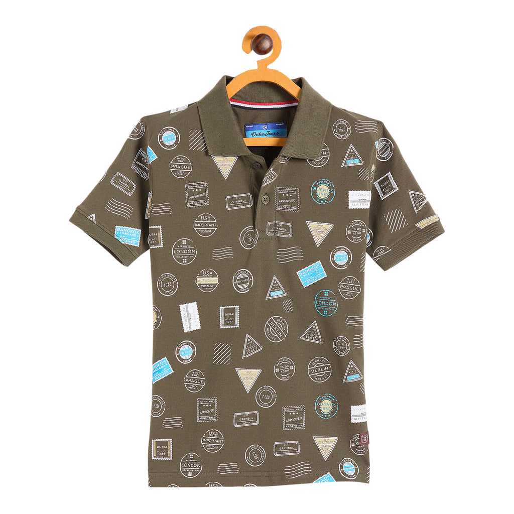 Duke Urban Boys Half Sleeve Cotton T-shirt (LF707)