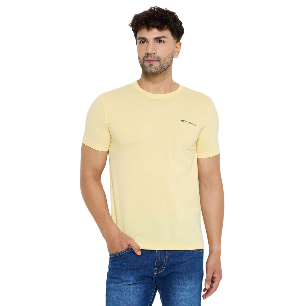 Duke Urban Men Half Sleeve Cotton Pack of 3 T-shirts (ONSDVP41)