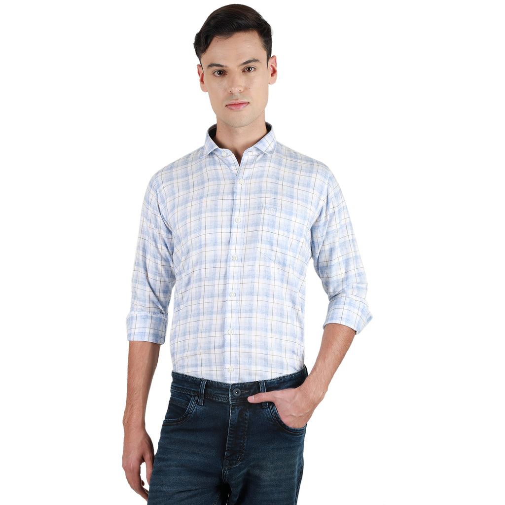 Duke Urban Men Full Sleeve Cotton Shirt (SDO8CKLF)