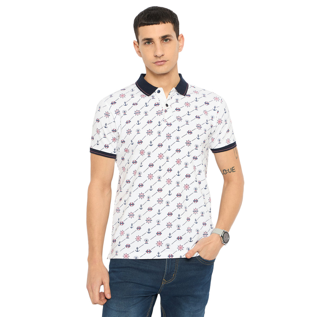 Duke Urban Men Half Sleeve Cotton Tshirt (LF7239)