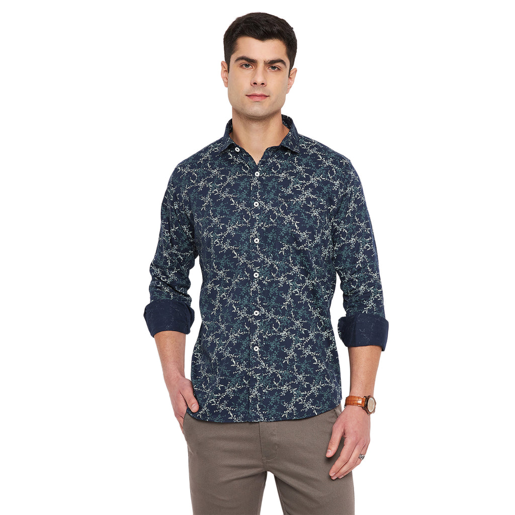 Duke Urban Men Full Sleeve Cotton Shirt (SDO8PRSP)