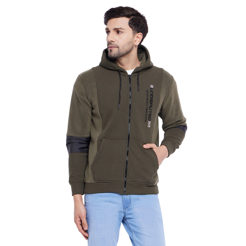 Duke Urban Men Zipper Hooded Sweatshirt (LF6320S)