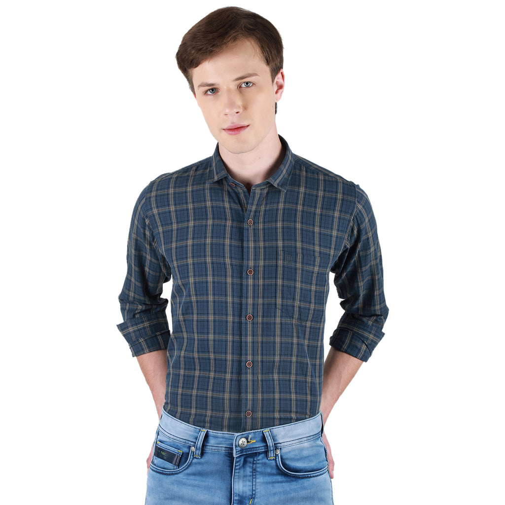 Duke Urban Men Full Sleeve Cotton Shirt (SDO8CKTY)