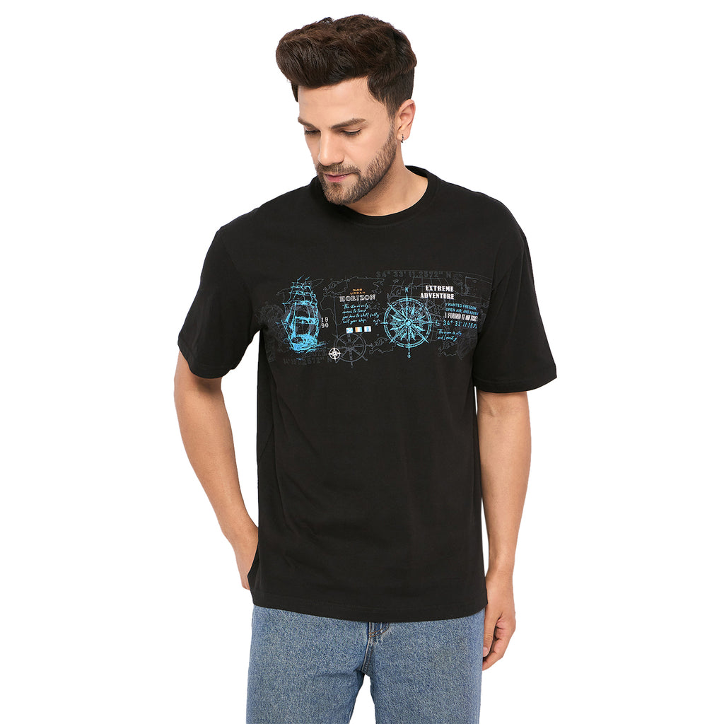 Duke Urban Men Half Sleeve Cotton T-shirt (LF7237S)