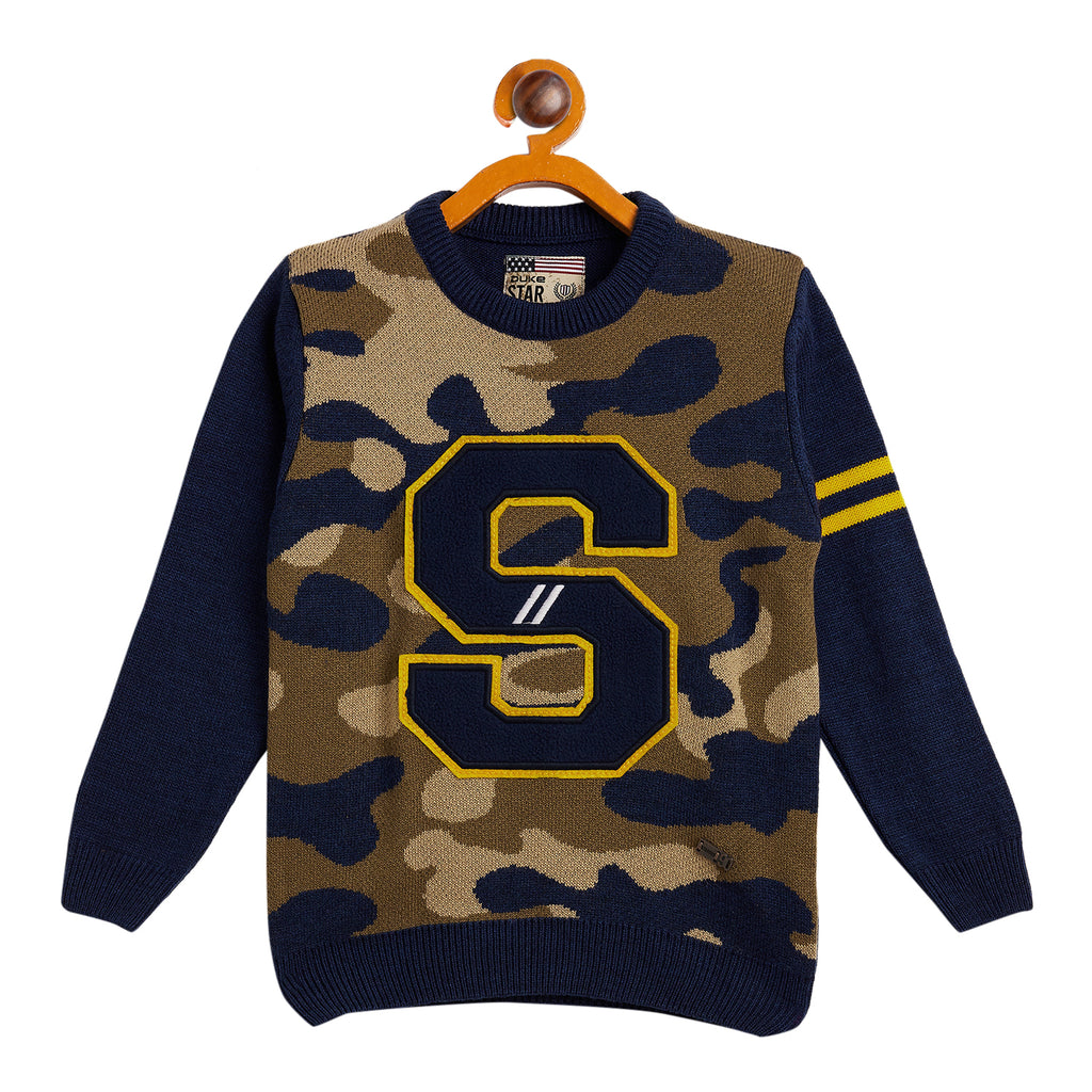 Duke Urban Boys Full Sleeve Round Neck Pullover (SDS3541)