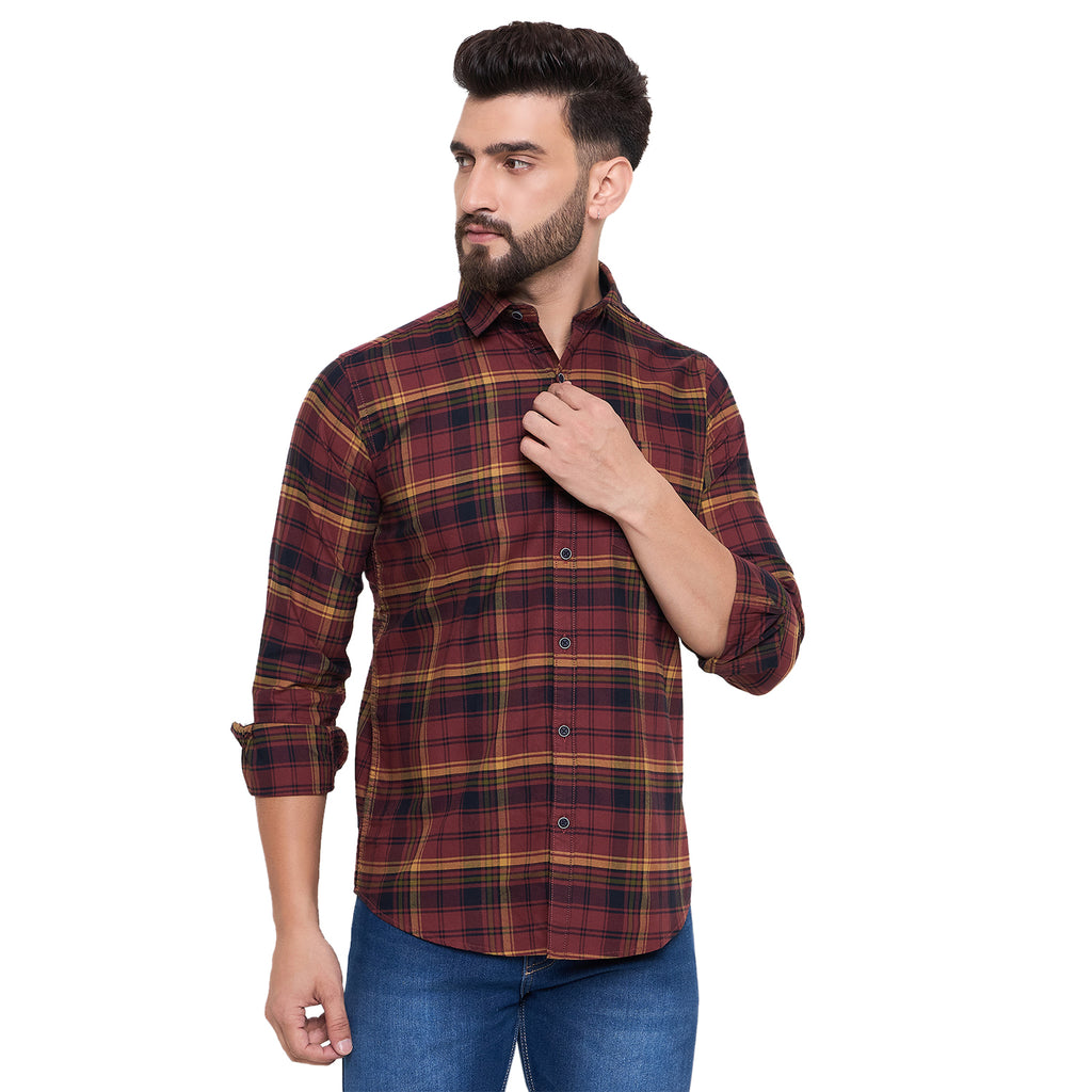 Duke Urban Men Full Sleeve Cotton Shirt (SDO5CKOQ)