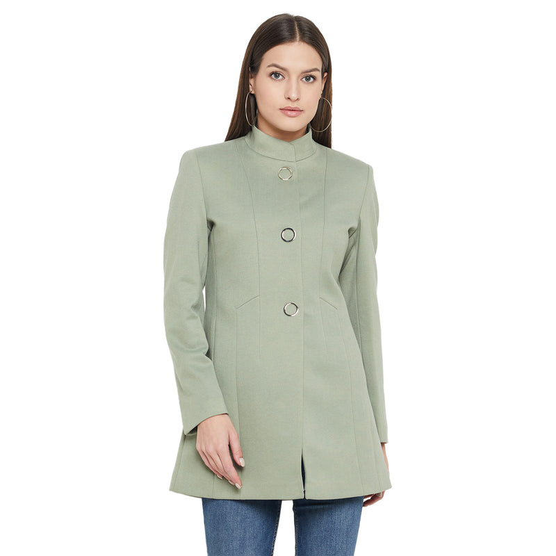 Duke Urban Women Full Sleeve Long Coat (SDZ4107)