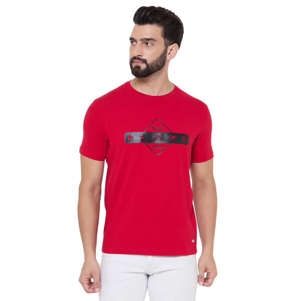 Duke Urban Men Half Sleeve Cotton Tshirt (MLF7296)