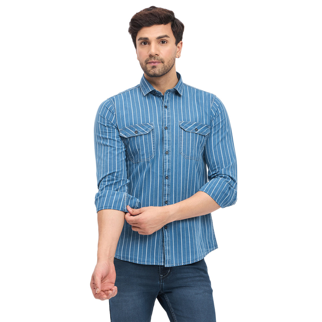 Duke Urban Men Full Sleeve Cotton Shirt (SDO9STI)