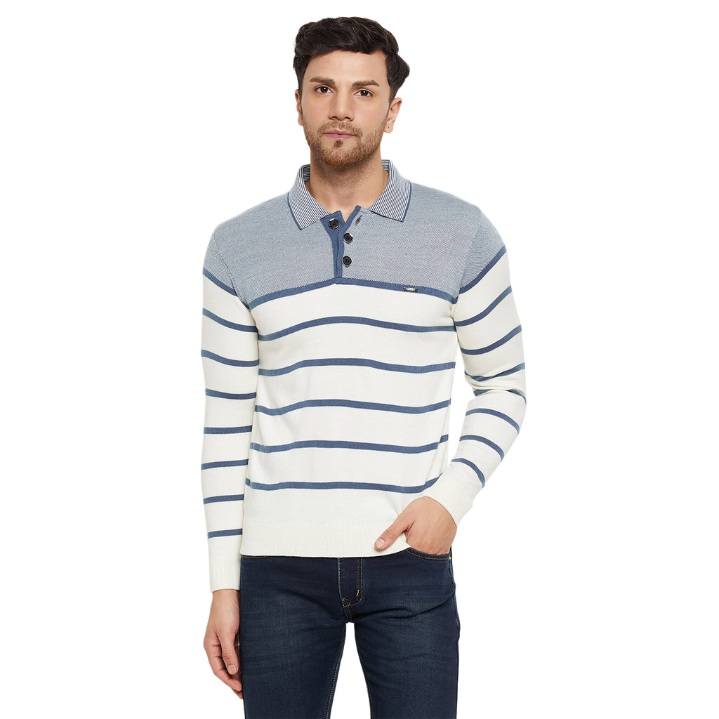 Duke Urban Men Full Sleeve Collared Neck Pullover (SDS2182)