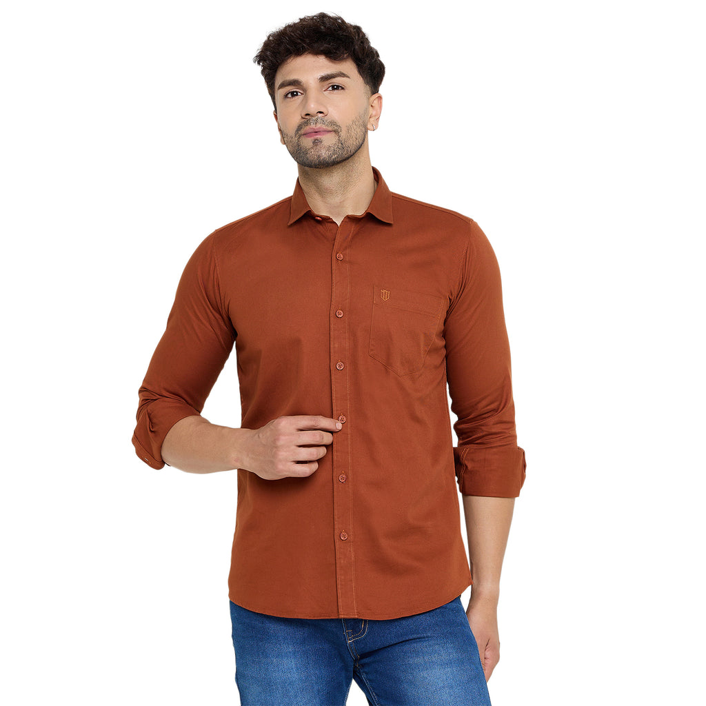 Duke Urban Men Full Sleeve Cotton Shirt (SDO8PLTA)