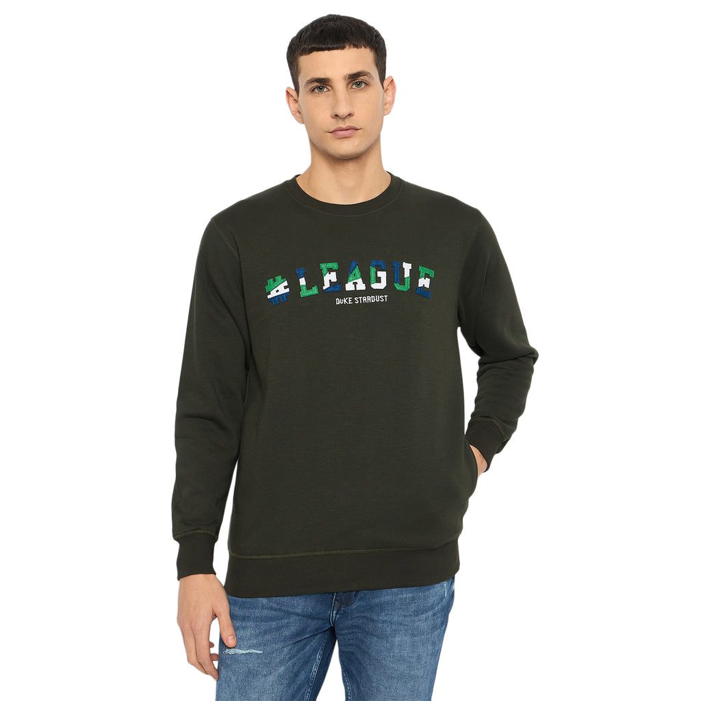 Duke Urban Men Full Sleeve Round Neck Sweatshirt (LF6227)