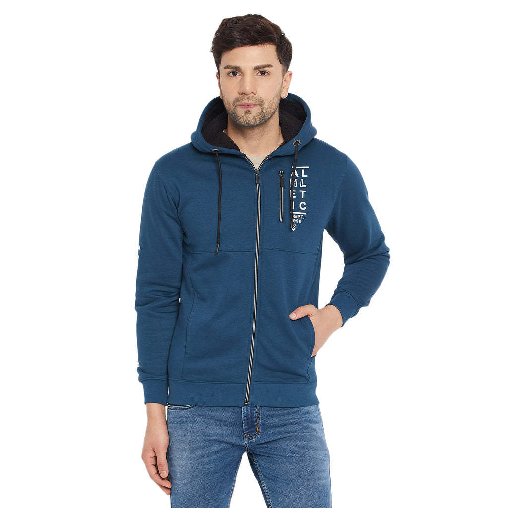 Duke Urban Men Hooded Zipper Sweatshirt (LF6261)