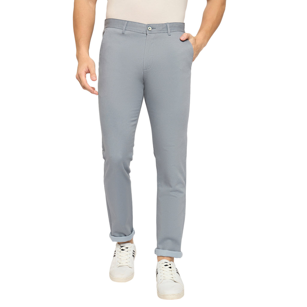 Duke Urban Men Flatfront Narrowfit Chinos Trousers (SDT4570)