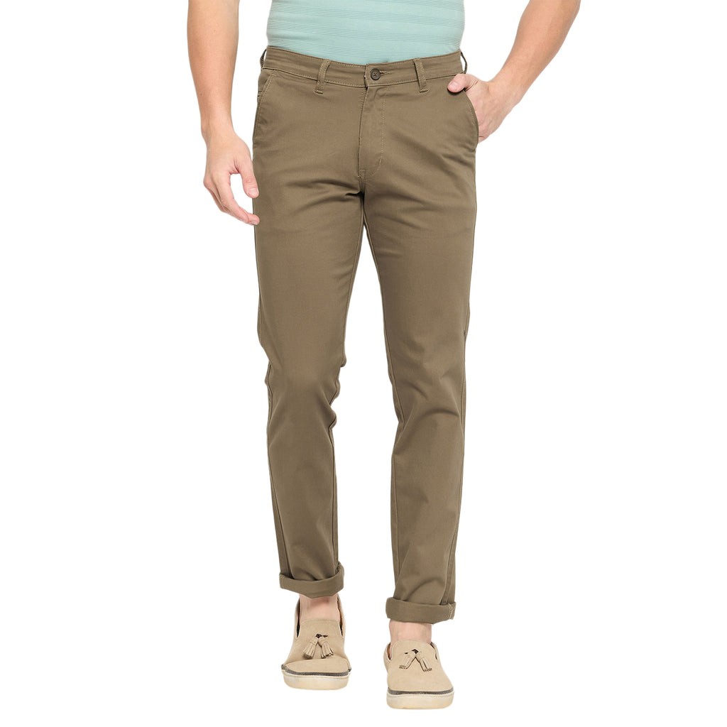 Duke Urban Men Flatfront Narrowfit Chinos Trousers (SDT4626)