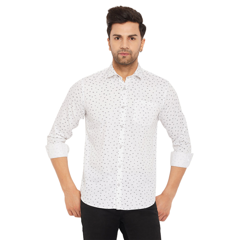 Duke Stardust Men Full Sleeve  Cotton Shirt (SDO5PRS)
