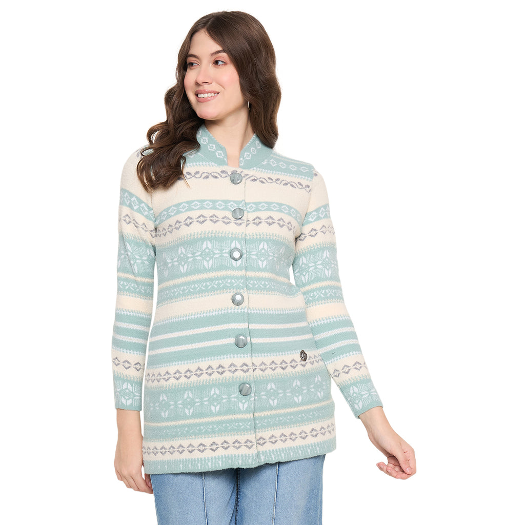 Duke Urban Women Full Sleeve Long Coat Cardigan (SDS1363)