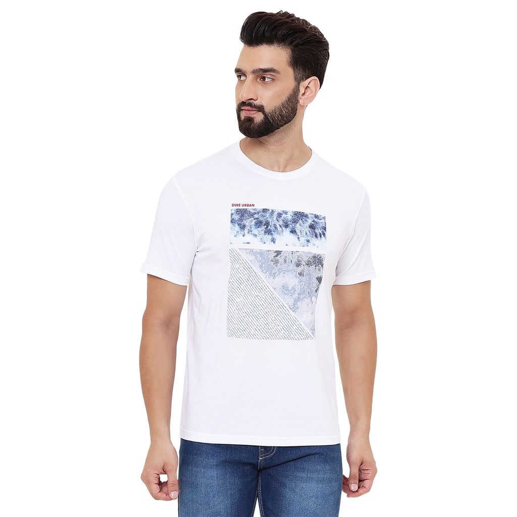 Duke Urban Men Half Sleeve Cotton Tshirt (LF7232)