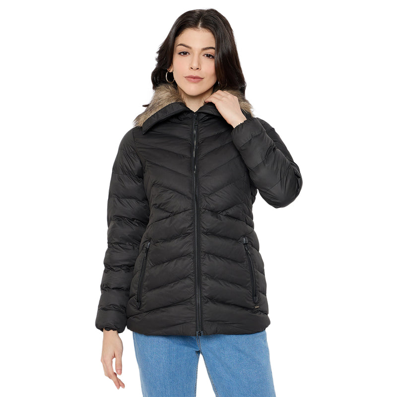 Duke Urban Women Full Sleeve Quilted Jacket (SDZ4168)
