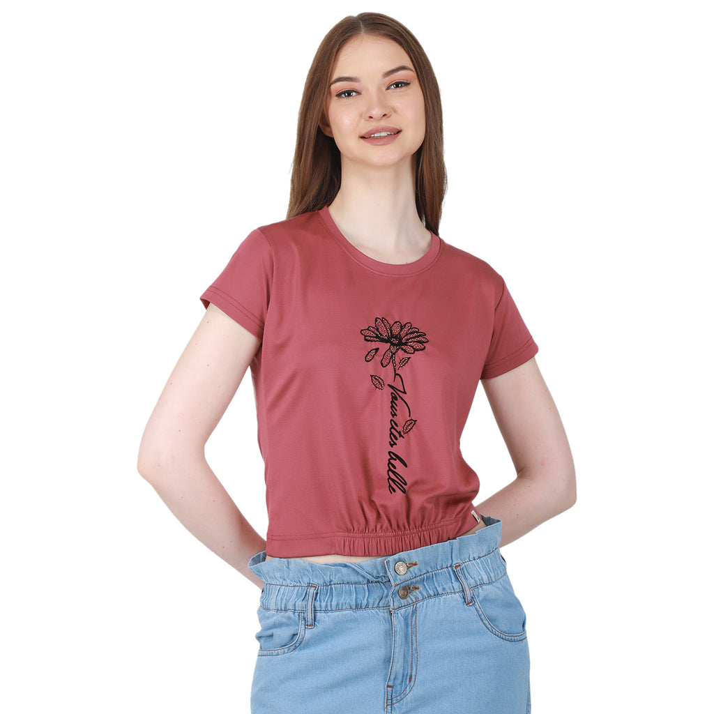 Duke Urban Women Round Neck Printed Top (LFX892)
