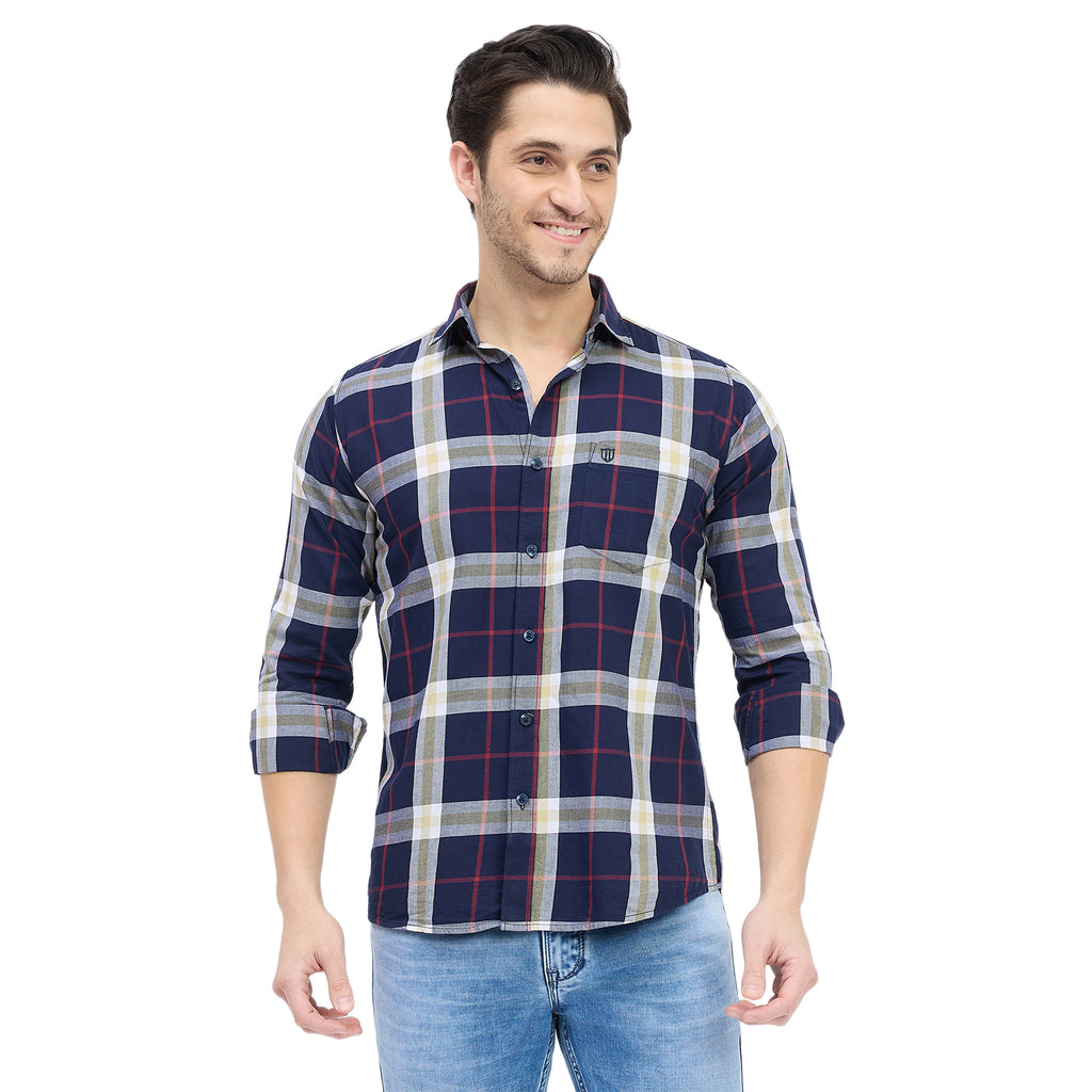 Duke Urban Men Full Sleeve Cotton Shirt (SDO8CKAP)