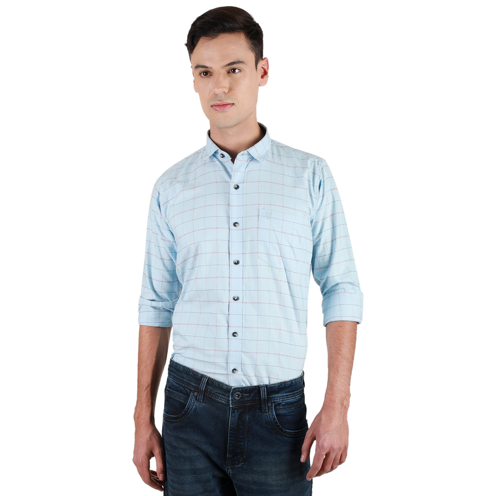 Duke Urban Men Full Sleeve Cotton Shirt (SDO8CKOD)